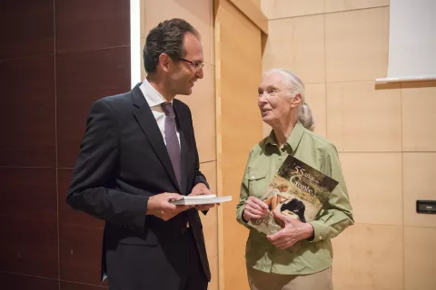 Jane Goodall hace balance de sus 55 años de investigación en África en el MUNCYT