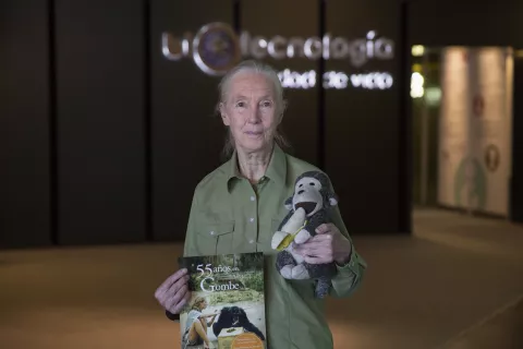 Jane Goodall hace balance de sus 55 años de investigación en África en el MUNCYT