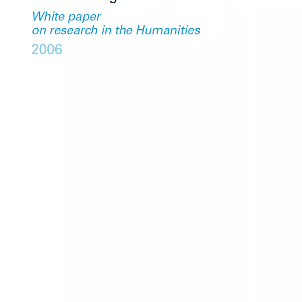 Libro Blanco en Investigación en Humanidades