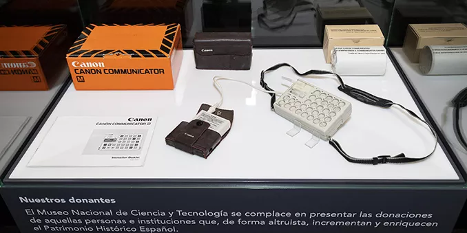 El MUNCYT renueva el espacio “Nuestros Donantes” con el dispositivo Canon Communicator 